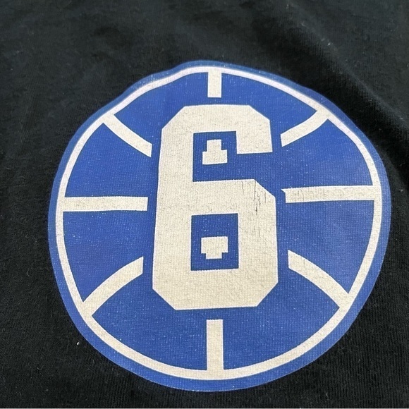 Y2K Nike Duke Blue Devils Graphic Short Sleeve Tee Black Small - Picture 6 of 8